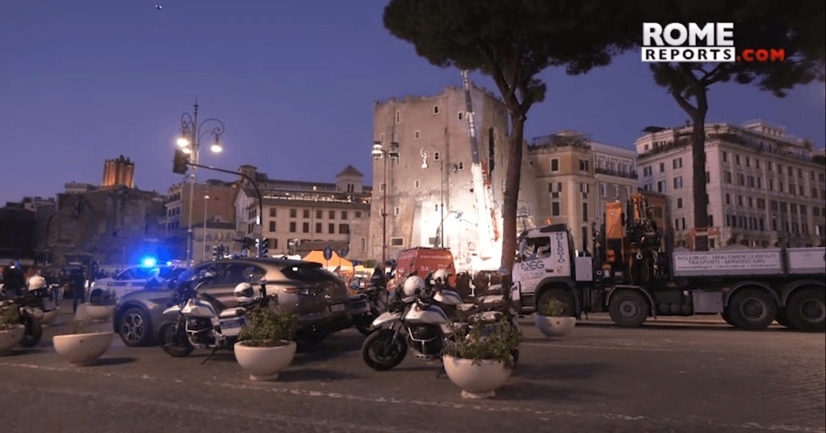 Muncitorul român prins sub dărâmături, după prăbușirea turnului medieval din Roma, a murit la spital