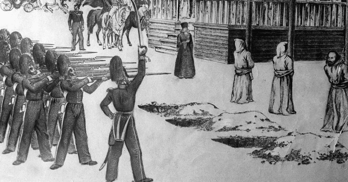 Condamnarea la moarte a lui Fyodor Dostoevsky