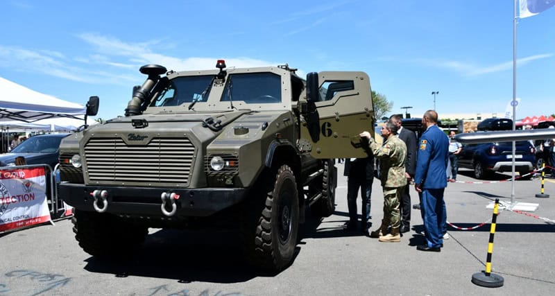 VLAH, primul vehicul blindat 4×4 „Made in România” – dezvoltat de compania românească BlueSpace Technology, la Moreni
