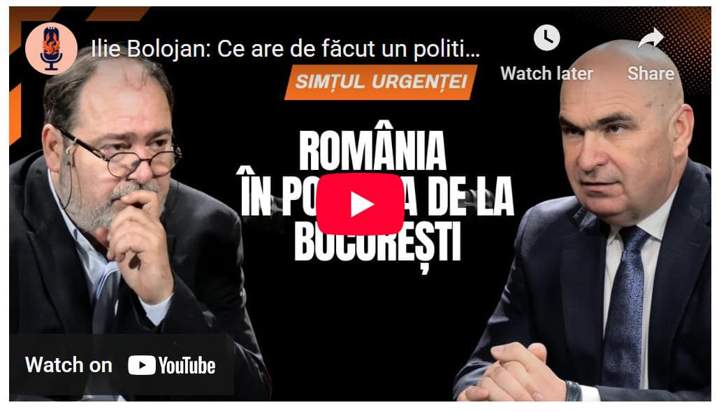 Link-Video / A fost lansat ”Spiritul Timpului” – podcastul CursDeGuvernare, cu Ilie Bolojan ca interlocutor al primului episod. Ce e ”Spiritul Timpului”