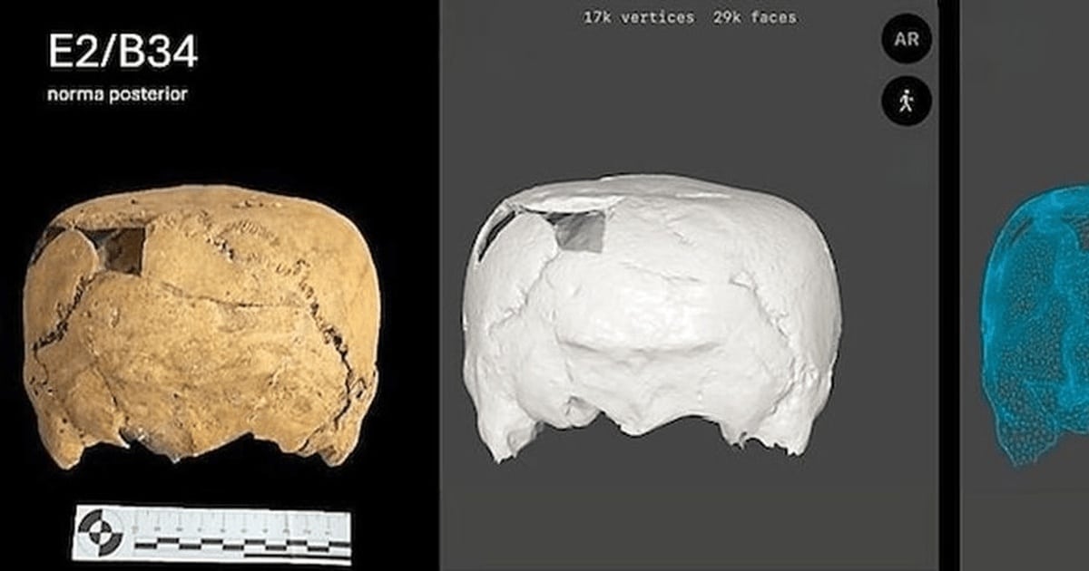 Craniu uman neobișnuit, în formă de cub, descoperit în Mexic