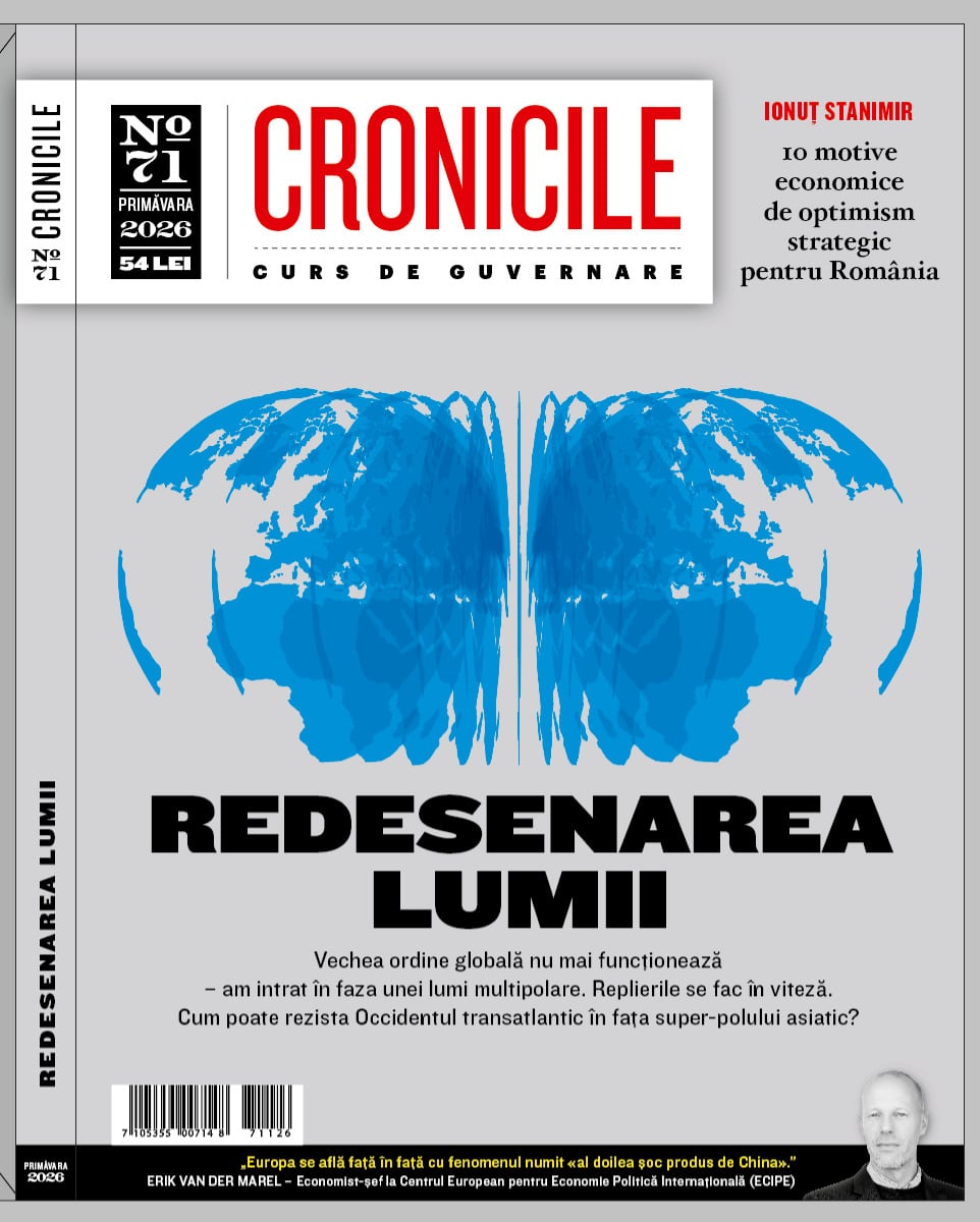 ”Redesenarea Lumii” – au apărut CRONICILE Nr. 71. Sumarul, titlurile, autorii, coperta