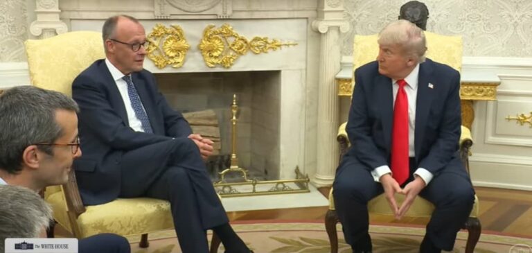 Cancelarul Merz se întâlnește marți cu Donald Trump și îi va prezenta o poziție comună a UE privind tarifele. Tocmai s-a întâlnit cu Xi Jinping