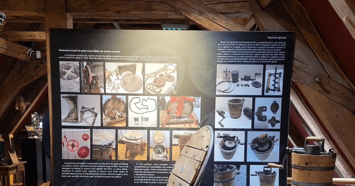 Începutul mecanizării în evoluția mașinilor de spălat și a celor de făcut înghețată prezentat la Brașov