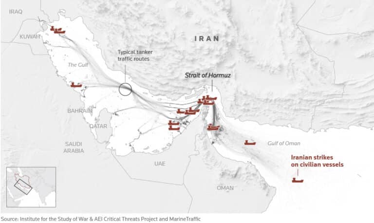 SUA ridică temporar sancțiunile pe petrolul rusesc aflat în tranzit. Strâmtoarea Ormuz rămâne blocată – Cât de mare e riscul unui „șoc petrolier”