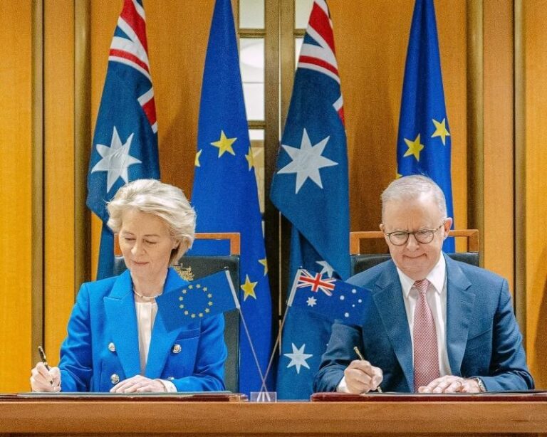 UE și Australia semnează Acordul de liber-schimb negociat 8 ani. Prevederi privind materiile prime critice – Economii de 1 mld. euro în taxe vamale pentru companiile europene