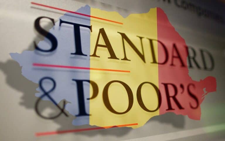 S&P menține ratingul României la „BBB-”, ultima treaptă „investment grade”: creștere de doar +0,3% în 2026, inflație spre +10% în T2 și deficit bugetar de 5,5% din PIB în 2027