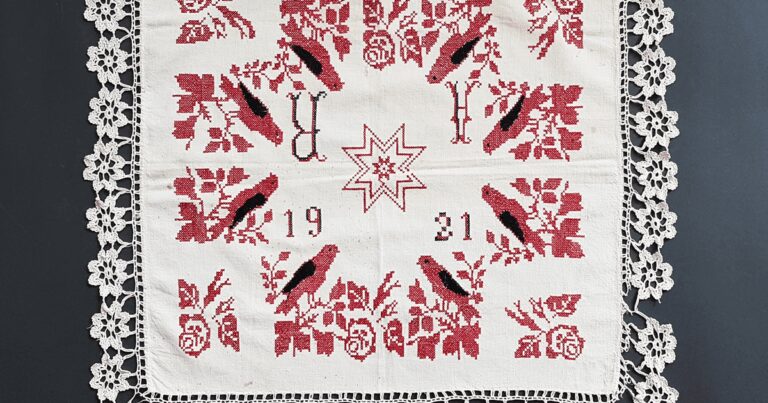 Broderia săsească a evoluat până în prima jumătate a secolului al XX-lea