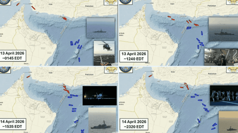 72 de ore de blocadă în Ormuz fără incidente – SUA extind inspecțiile la toate navele legate de Iran – Teheranul ia în calcul să permită tranzitul prin zona din Oman ca parte a negocierilor