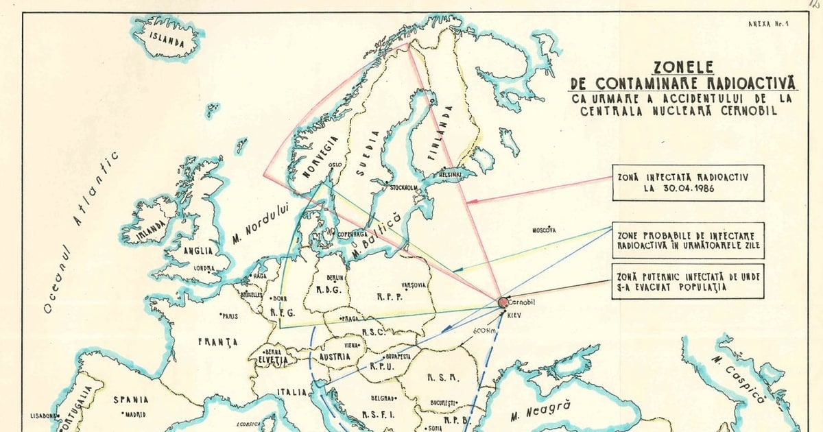 Radioactivitatea factorilor de mediu în România, după accidentul nuclear de la Cernobîl