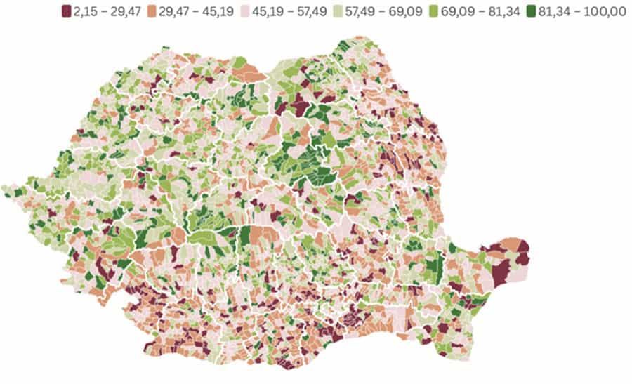 Raport al guvernului: Majoritatea comunelor și orașelor mici au un grad de colectare a taxelor pe proprietate între 20 – 80% – haos în bazele de date