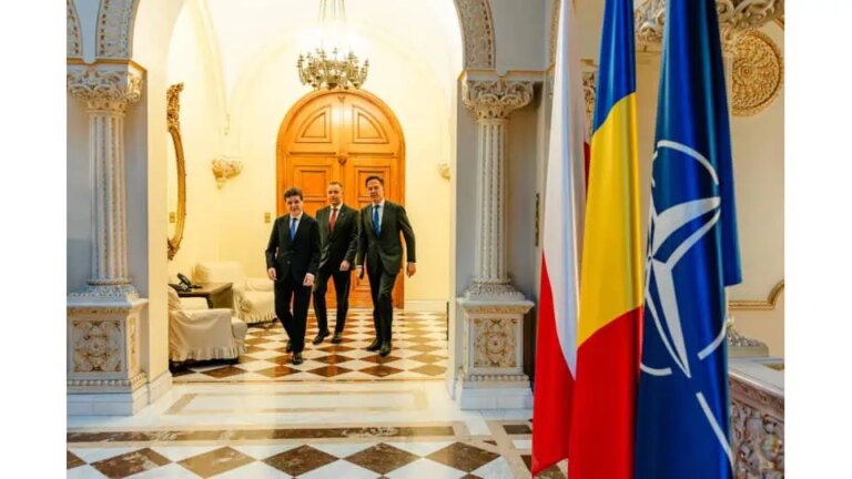 Video / Nicușor Dan, Mark Rutte și Karol Nawrocki, după Summitul B9 – explicațiile deciziilor luate