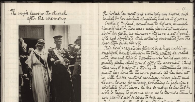 Nunta regelui sârb Alexandru I cu principesa Mignon, fiica regelui Ferdinand și a reginei Maria